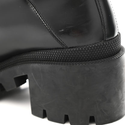 Gucci Calfskin Sylvie Web Lace Up Combat Boots 36.5 Black 16 of 18