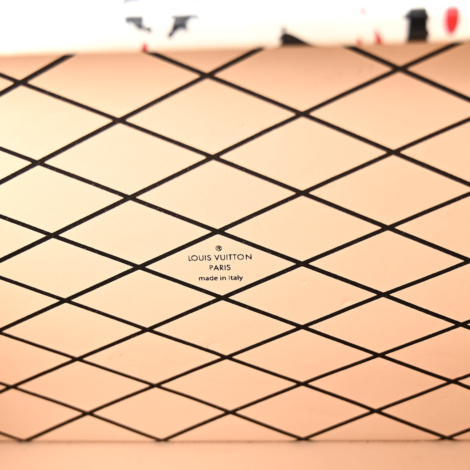 Louis Vuitton Calfskin Graphic Print Petite Malle 6 of 10