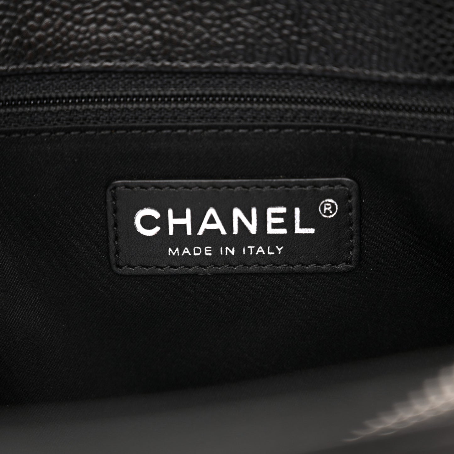 Caviar Quilted Grand Shopping Tote GST Black