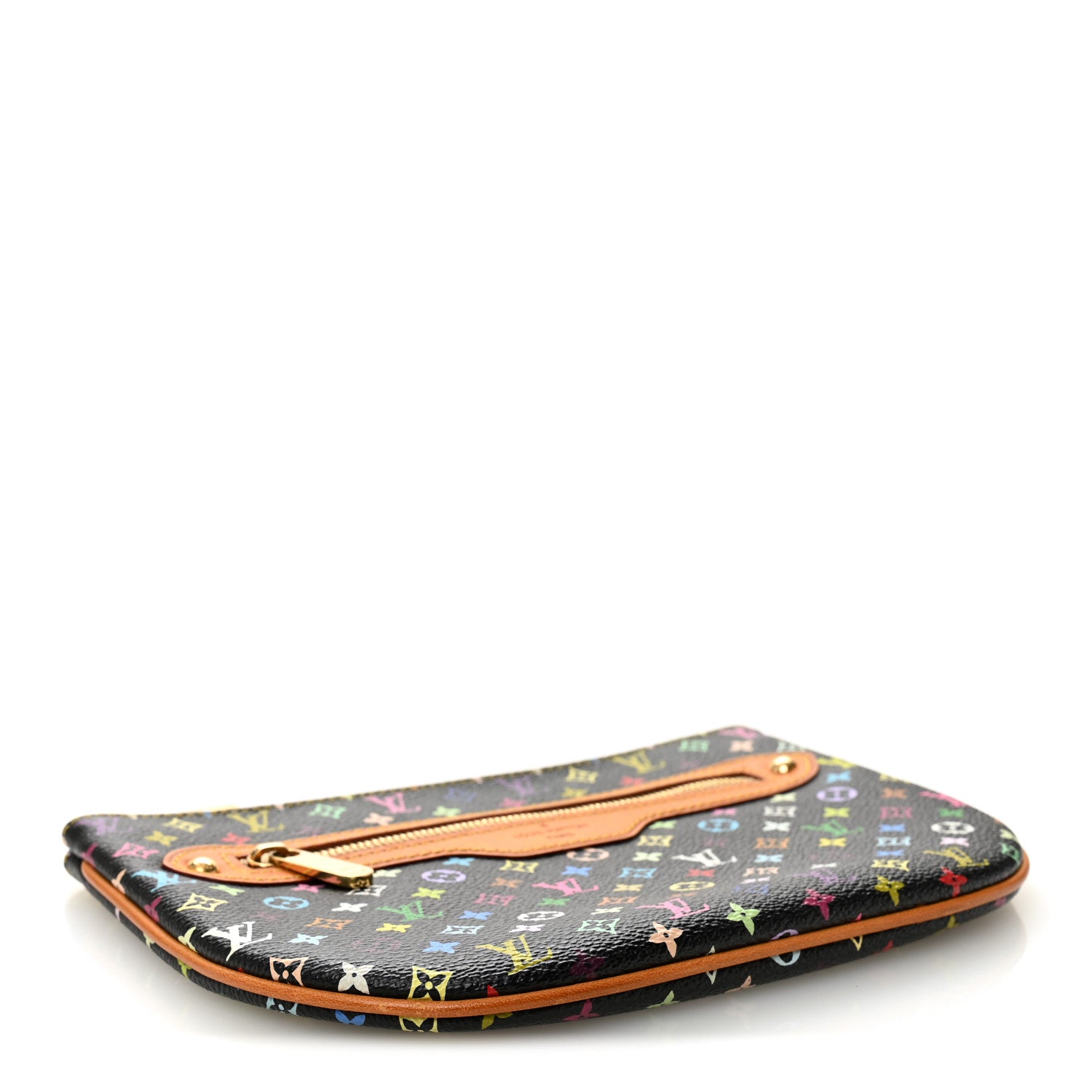 Louis Vuitton Monogram Multicolor Pochette Plate GM Black 4 of 7