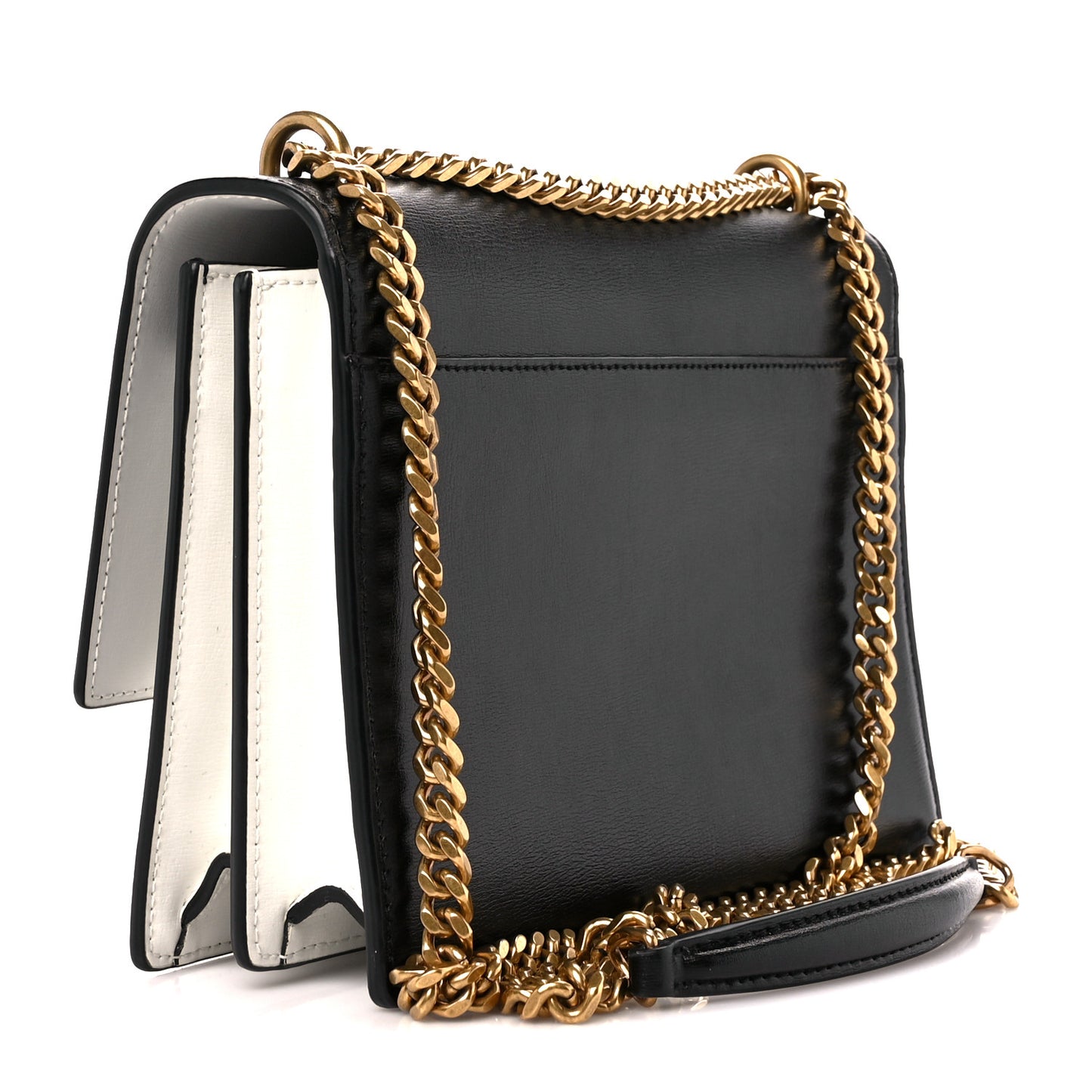 Calfskin Bi-Color Medium Monogram Sunset Black Pearl White
