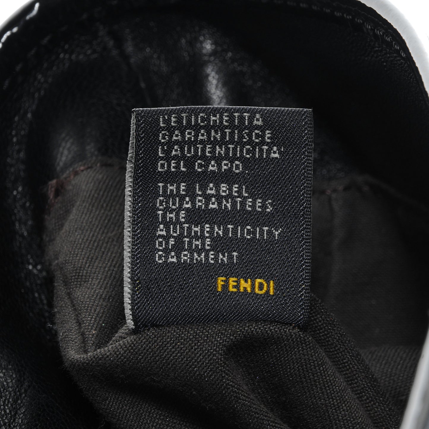 Nappa Patent B Bag Black