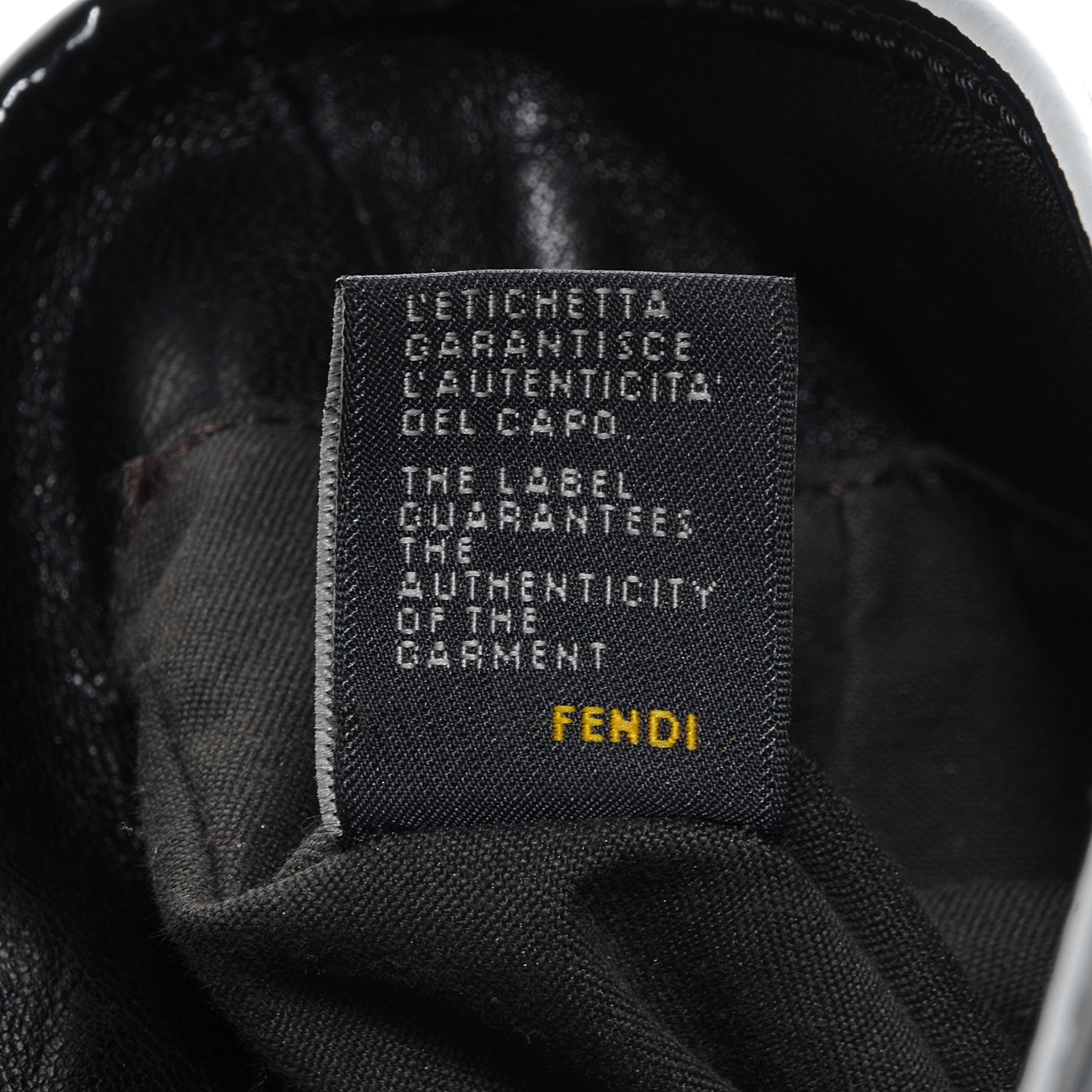 Fendi Nappa Patent B Bag Black 7 of 10