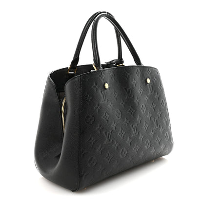 Louis Vuitton Empreinte Montaigne MM Black 3 of 9