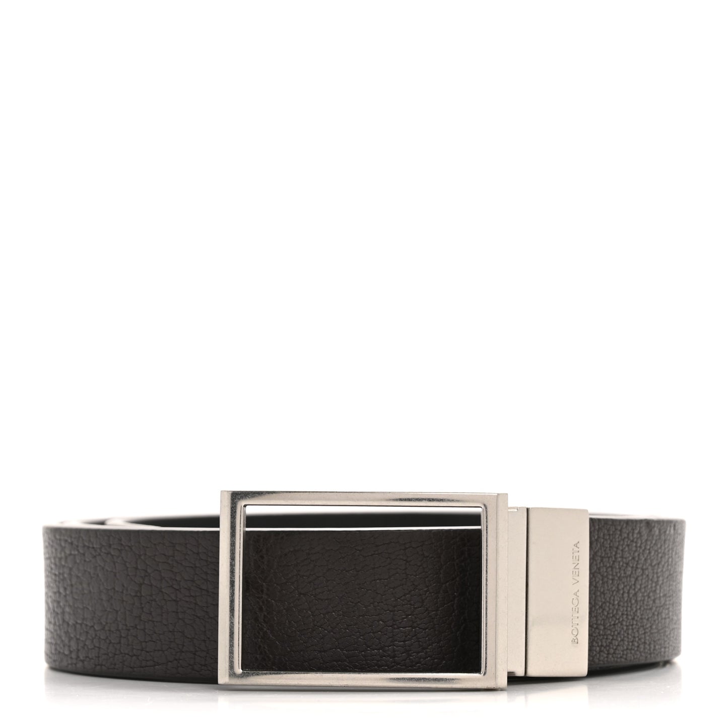 Nappa Square Reversible Belt 100 40 Brown Black