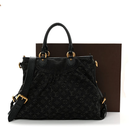 Louis Vuitton Denim Neo Cabby MM Black 11 of 11