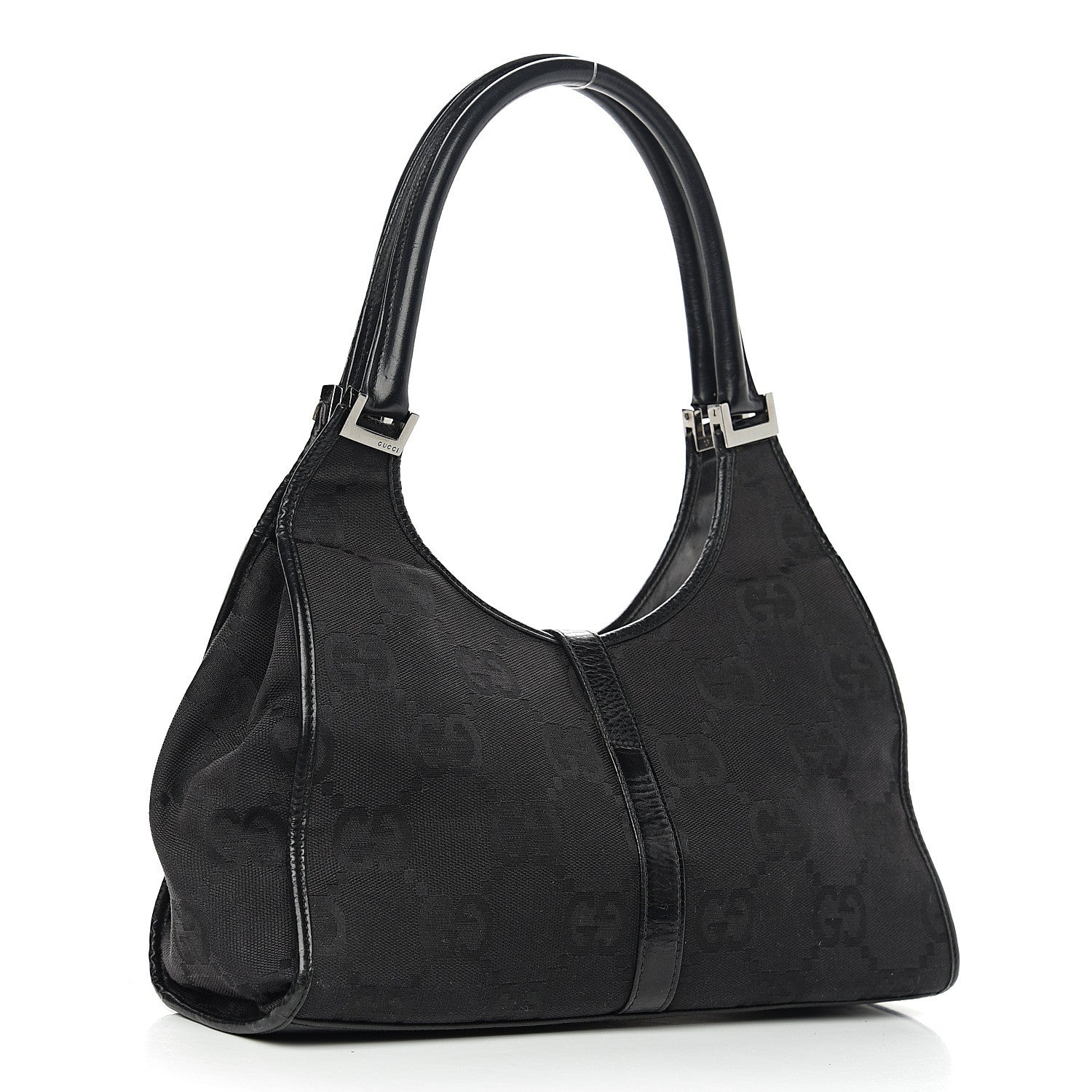Gucci Monogram Small Bardot Black 2 of 13