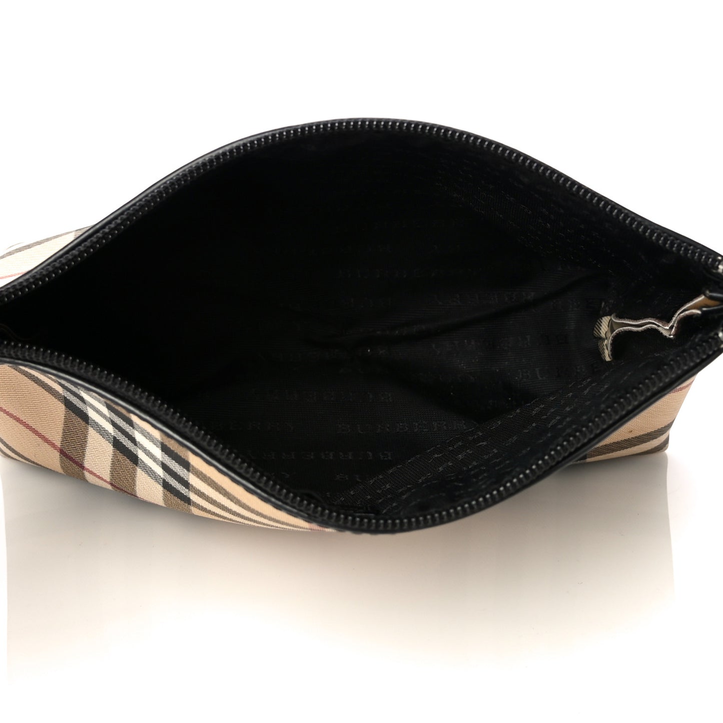 House Check Pouch Black