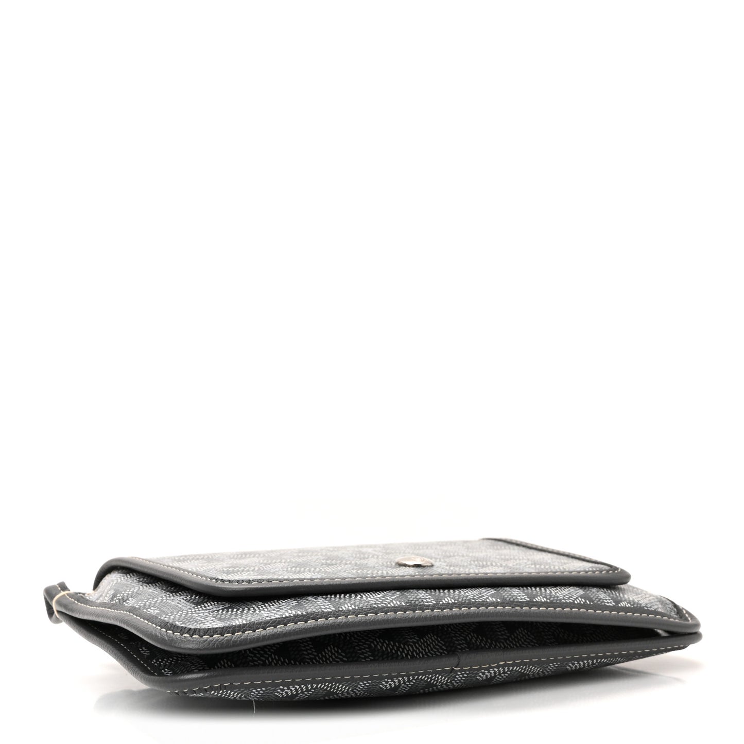 Goyardine Plumet Wallet Clutch Grey