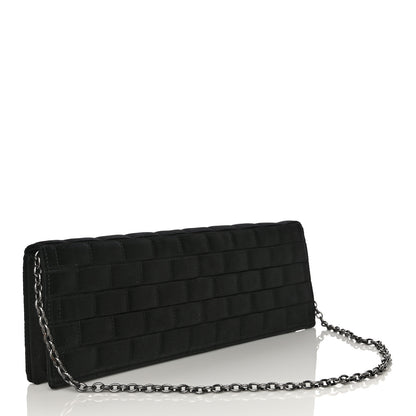 Chanel Satin Ribbon Evening Clutch Black 2 of 13