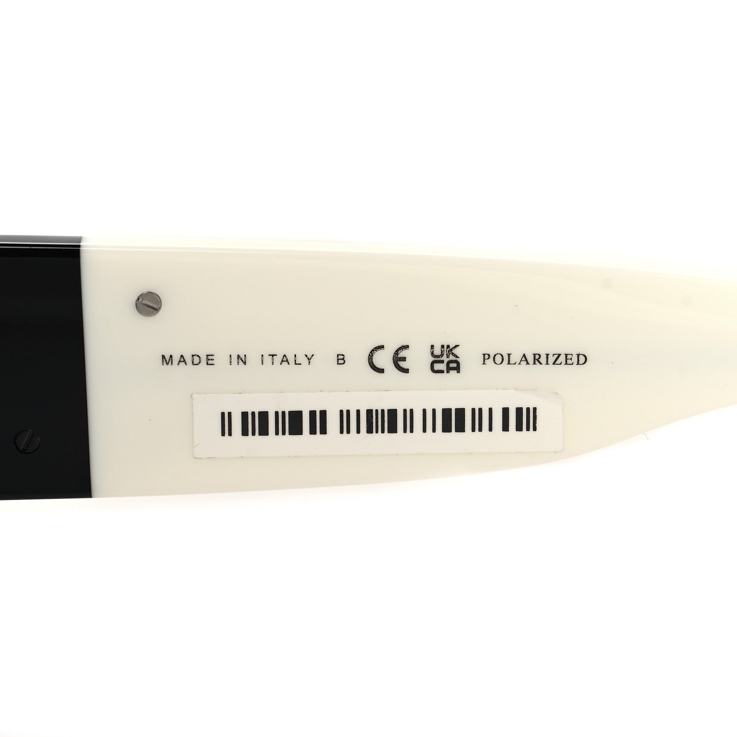 Chanel Acetate Polarized Rectangle Sunglasses 5525-A Black White 6 of 7