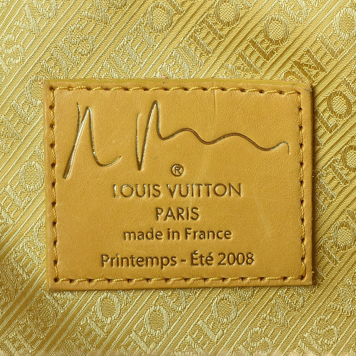 Louis Vuitton Monogram Pulp Defile Weekender PM Yellow 8 of 16