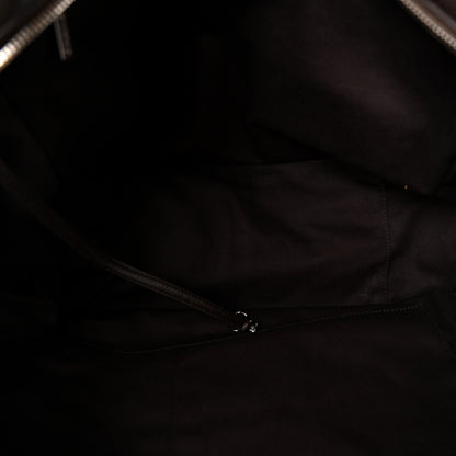 Chanel Lambskin Quilted Travel Flap Tote Dark Brown 5 of 10
