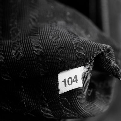 Prada Soft Calf Flap Shoulder Bag Nero Black 7 of 7