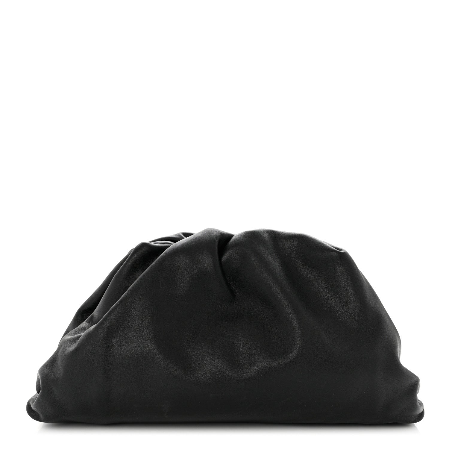 Bottega Veneta Smooth Butter Calf The Pouch Oversized Clutch Black 1 of 8