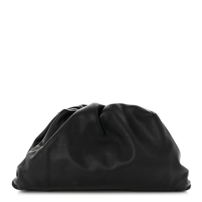 Bottega Veneta Smooth Butter Calf The Pouch Oversized Clutch Black 1 of 8