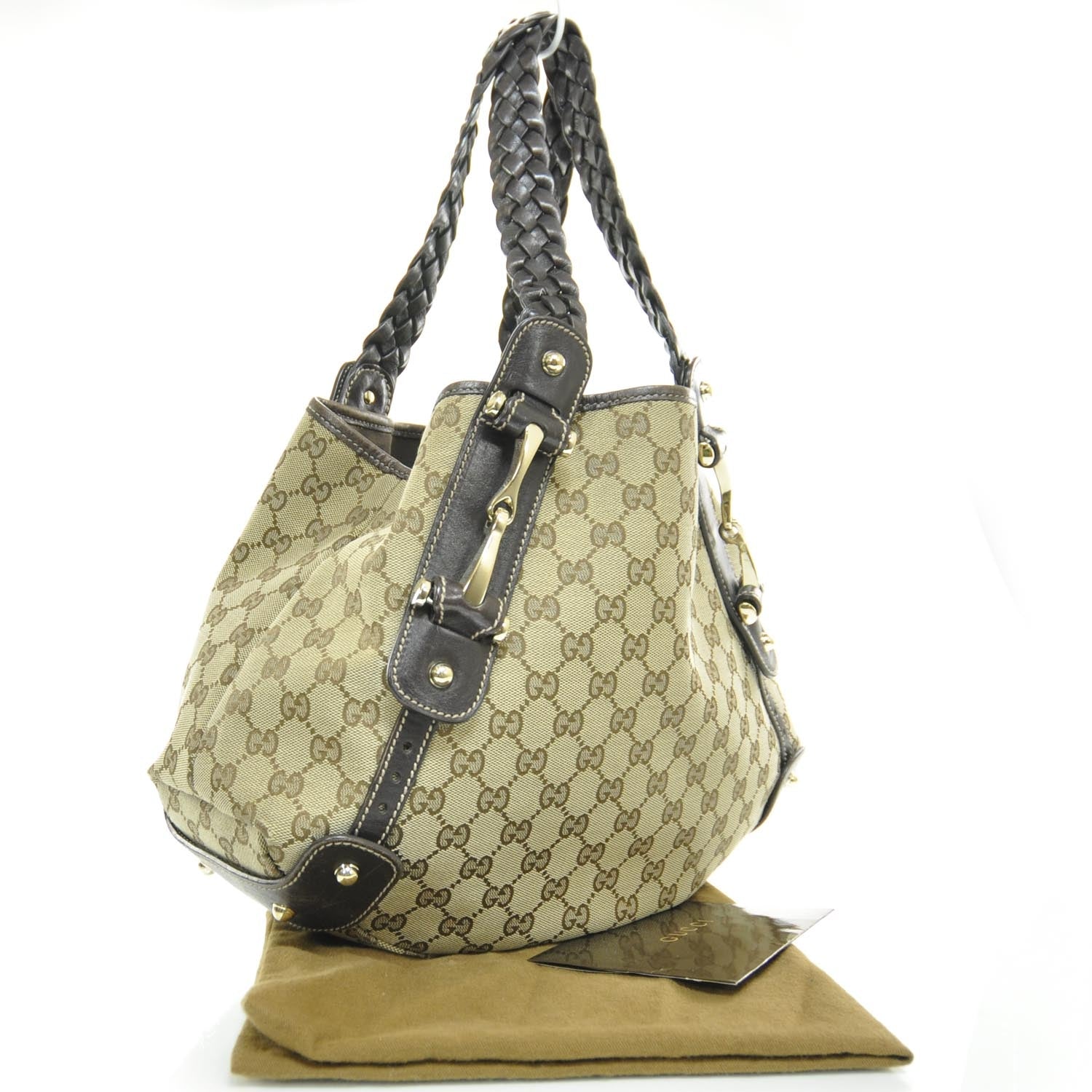 Gucci Monogram Pelham Tote Ebony 2 of 9