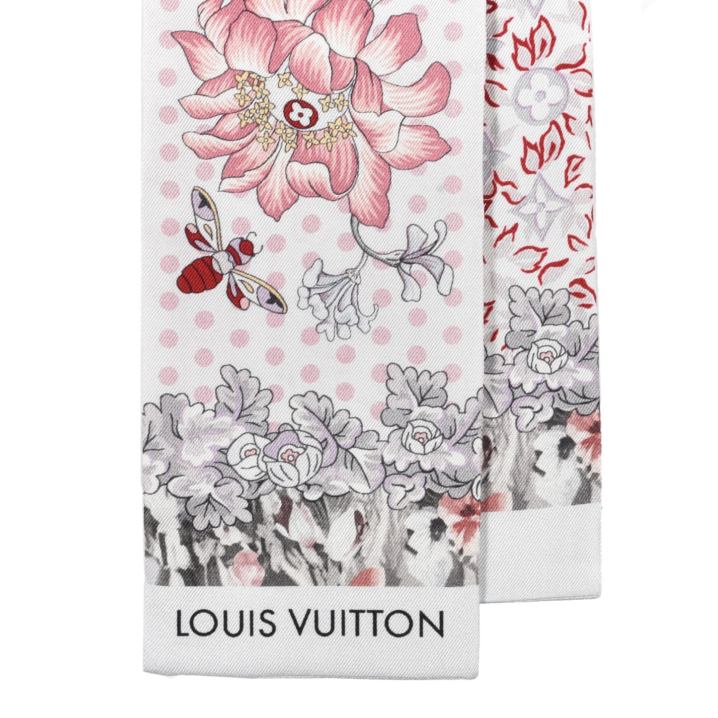 Silk Louis In The Garden Bandeau White