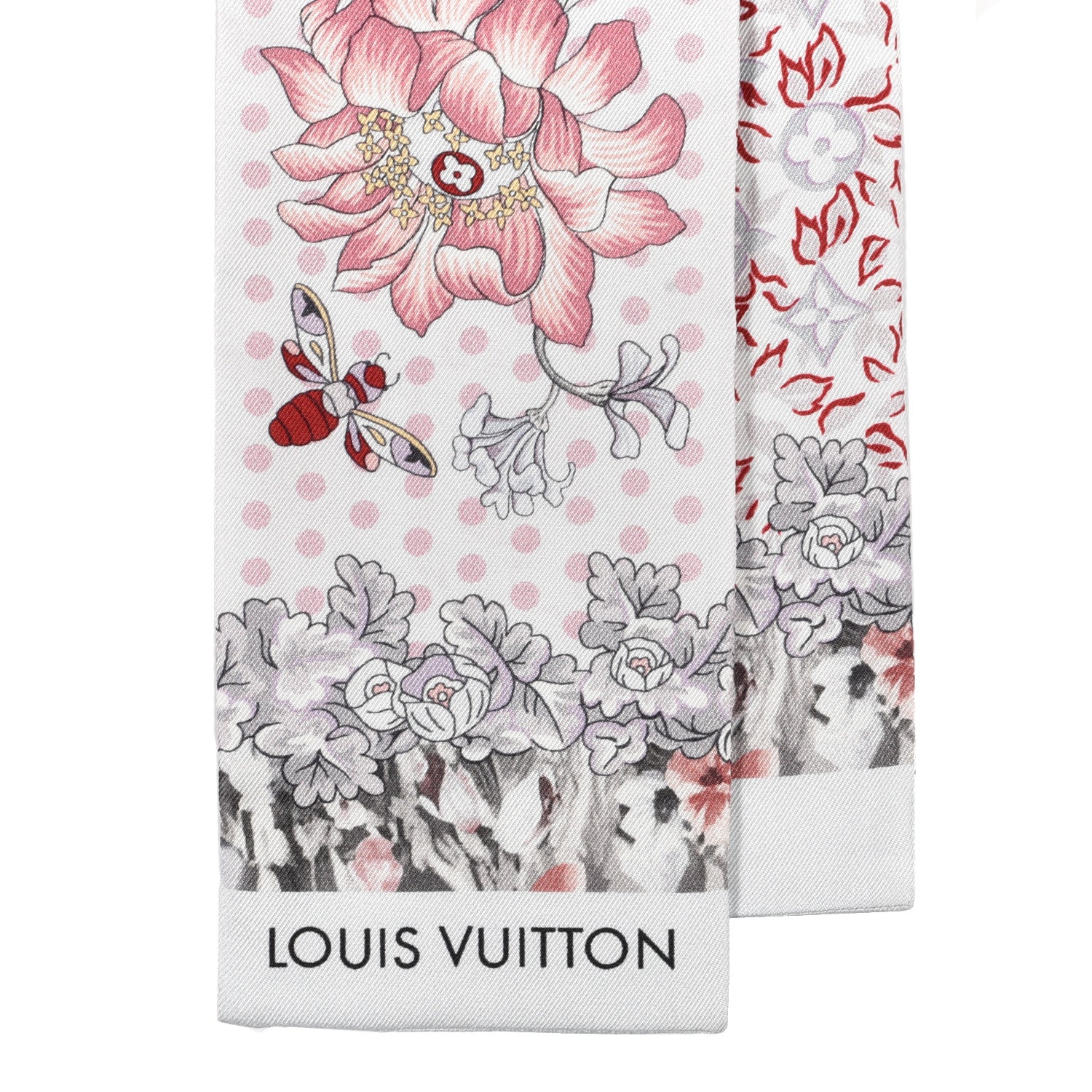 Louis Vuitton Silk Louis In The Garden Bandeau White 2 of 3