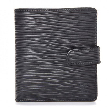Louis Vuitton Epi Porte-Billets Compact Wallet Black 1 of 8