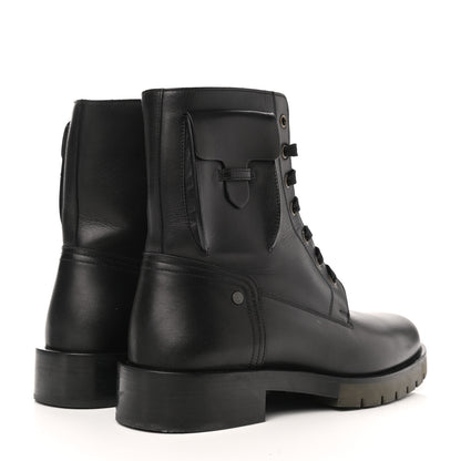 Hermes Calfskin Defense Ankle Boots 40 Black 4 of 12