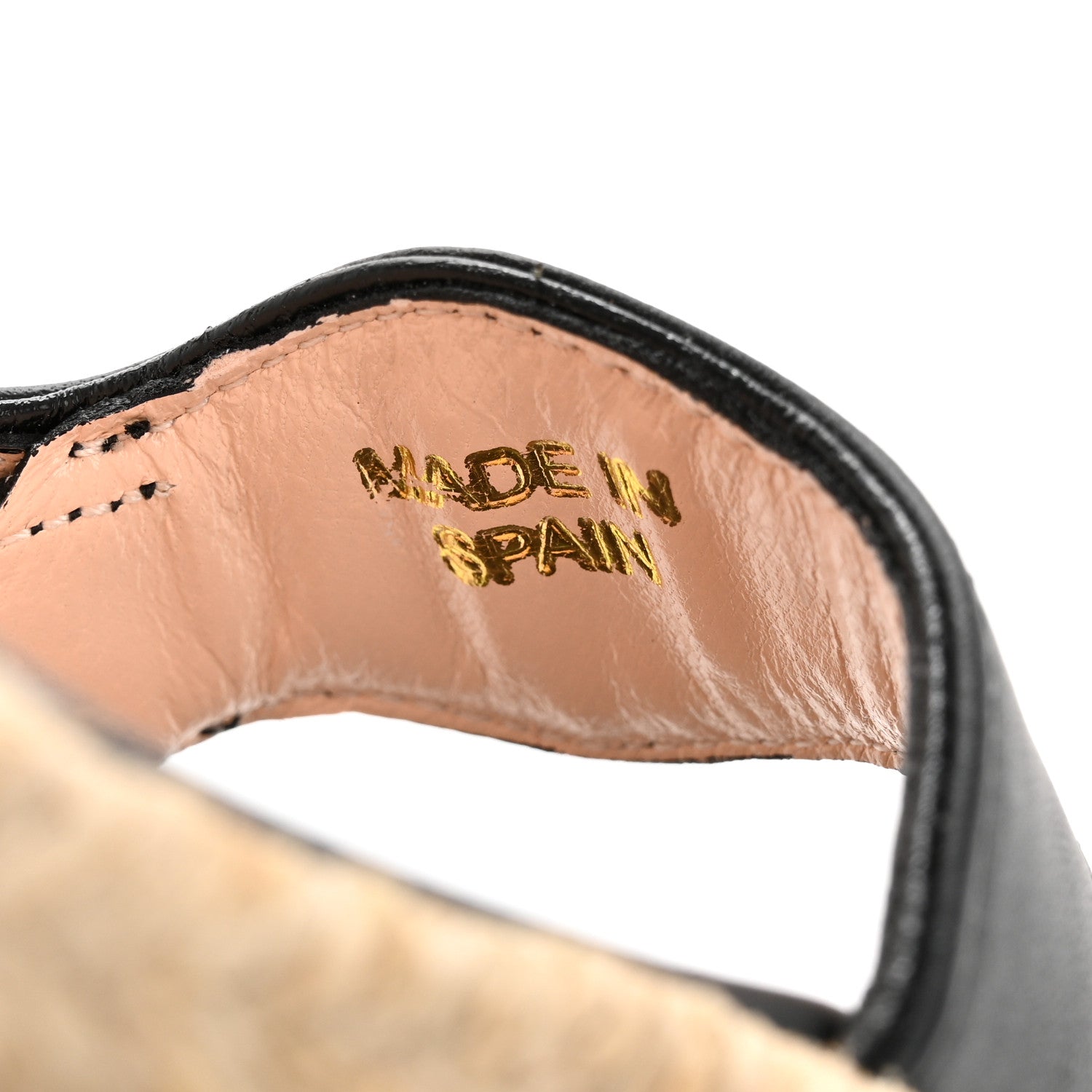 Gucci Galassia Aitana Espadrille 10/95mm Wedge Sandals 39.5 Black 9 of 12