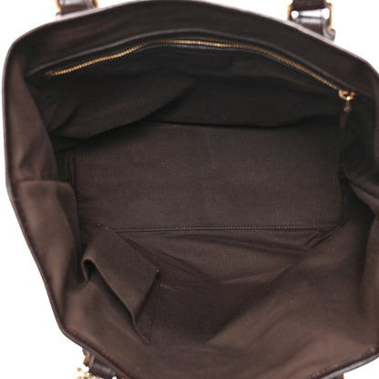 Gucci Monogram Medium Jolicoeur Tote Dark Brown 5 of 10