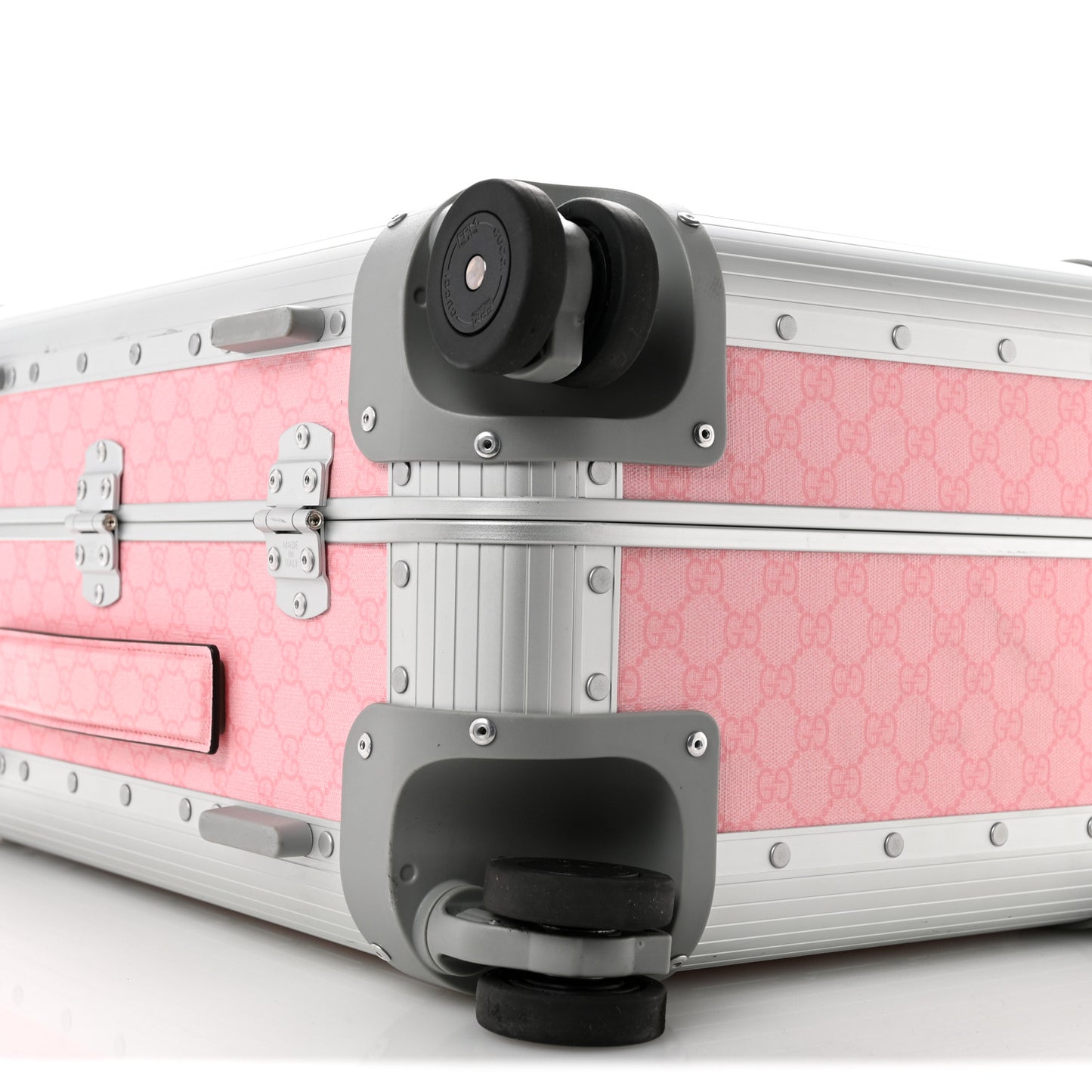 GG Supreme Monogram Porter Cabin Plus Suitcase Pink