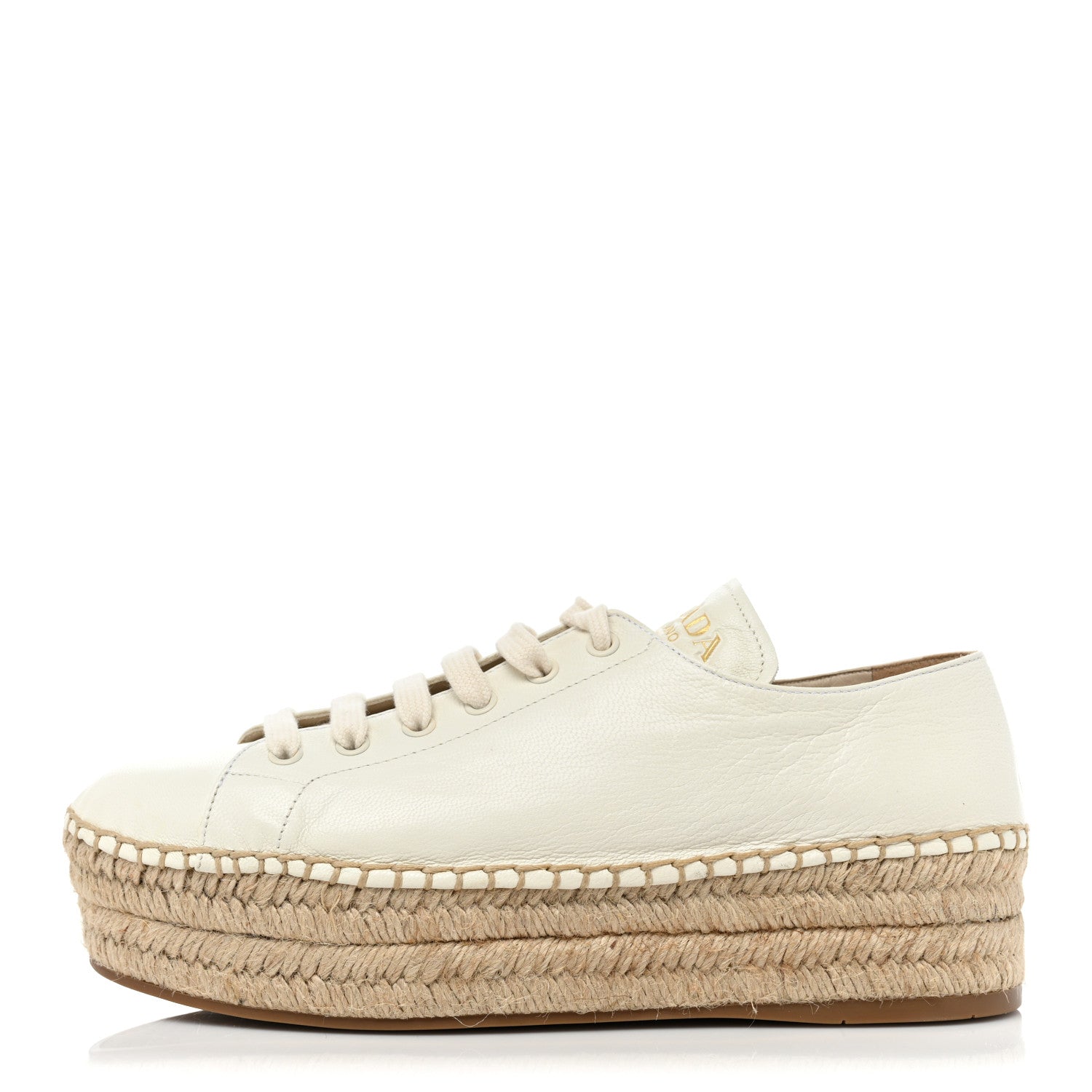 Prada Calfskin Logo Espadrilles 40.5 1 of 11