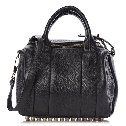 Alexander Wang Pebbled Lambskin Rockie Black Pale Gold Hardware 1 of 10