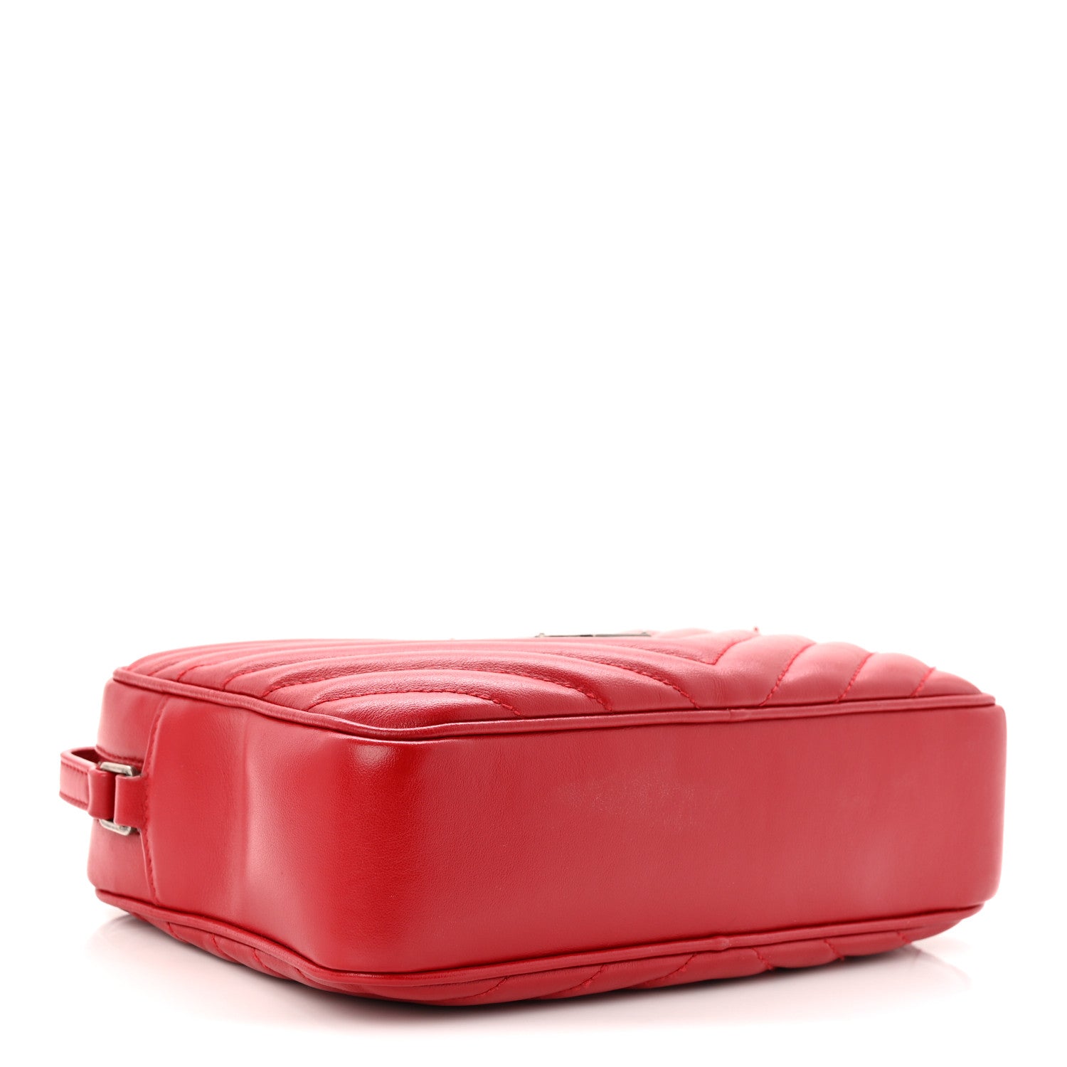 Saint Laurent Calfskin Matelasse Monogram Lou Camera Bag Rouge Eros 4 of 11
