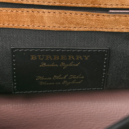 Burberry Derby Calfskin House Check Small Macken Crossbody Bag Pale Orchid 5 of 9