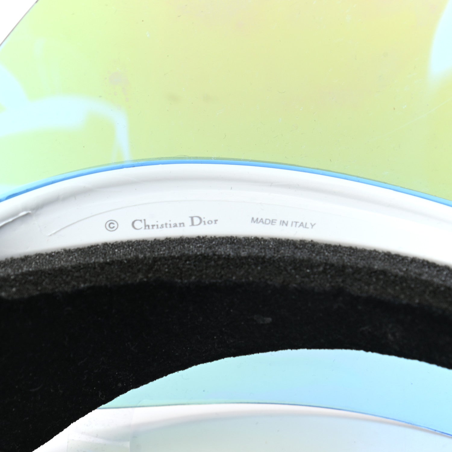 Christian Dior Mirrored DiorClub1 Sun Visor Blue 8 of 8