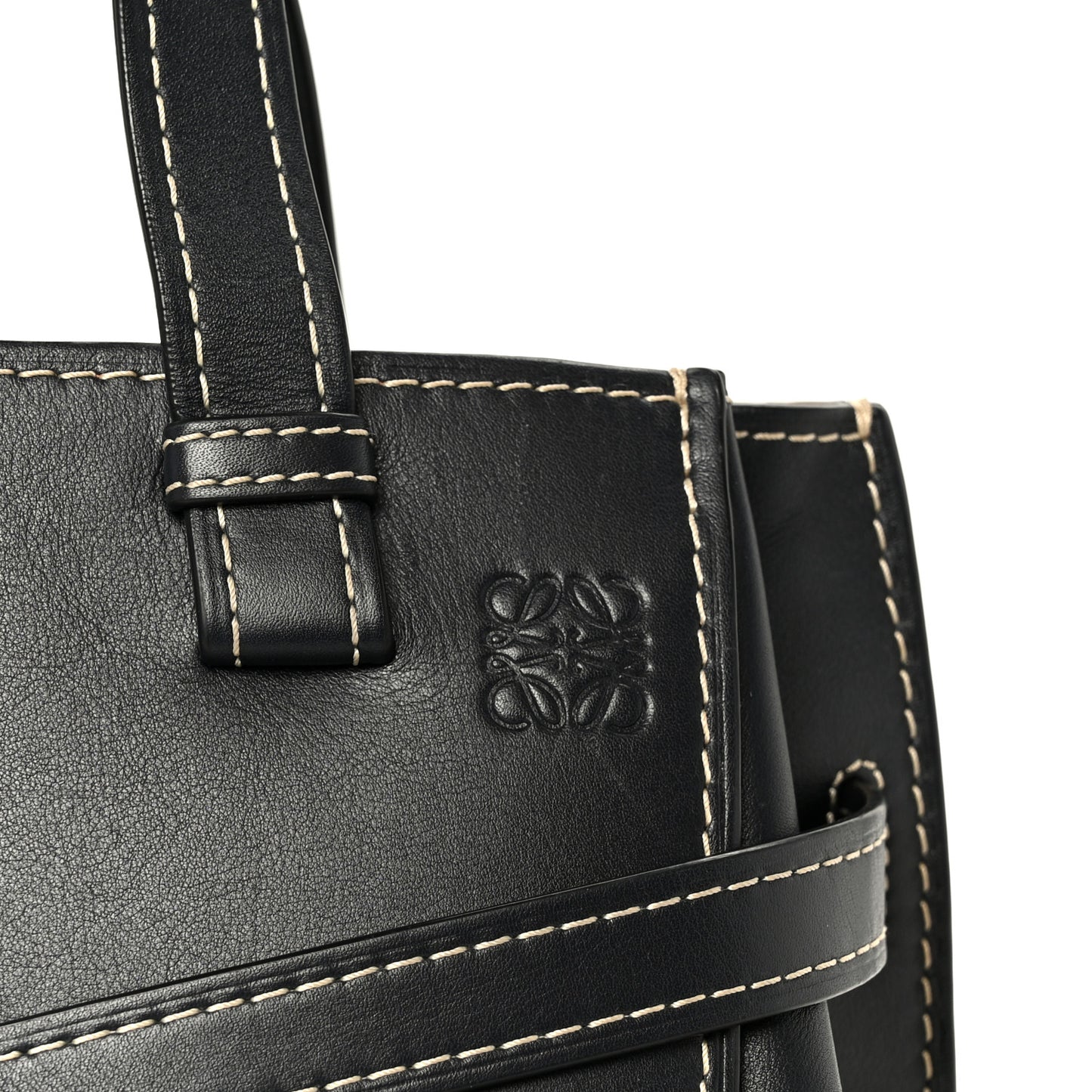 Calfskin Small Gate Tote Midnight Blue