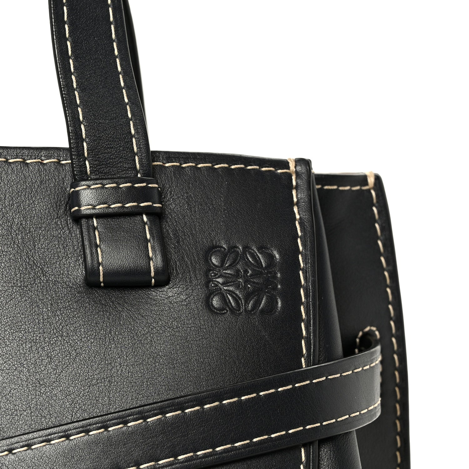 Loewe Calfskin Small Gate Tote Midnight Blue 7 of 9