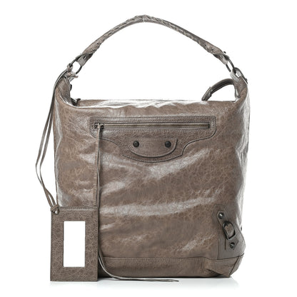 Balenciaga Agneau Classic Hardware Day Hobo Gris Poivre 1 of 11
