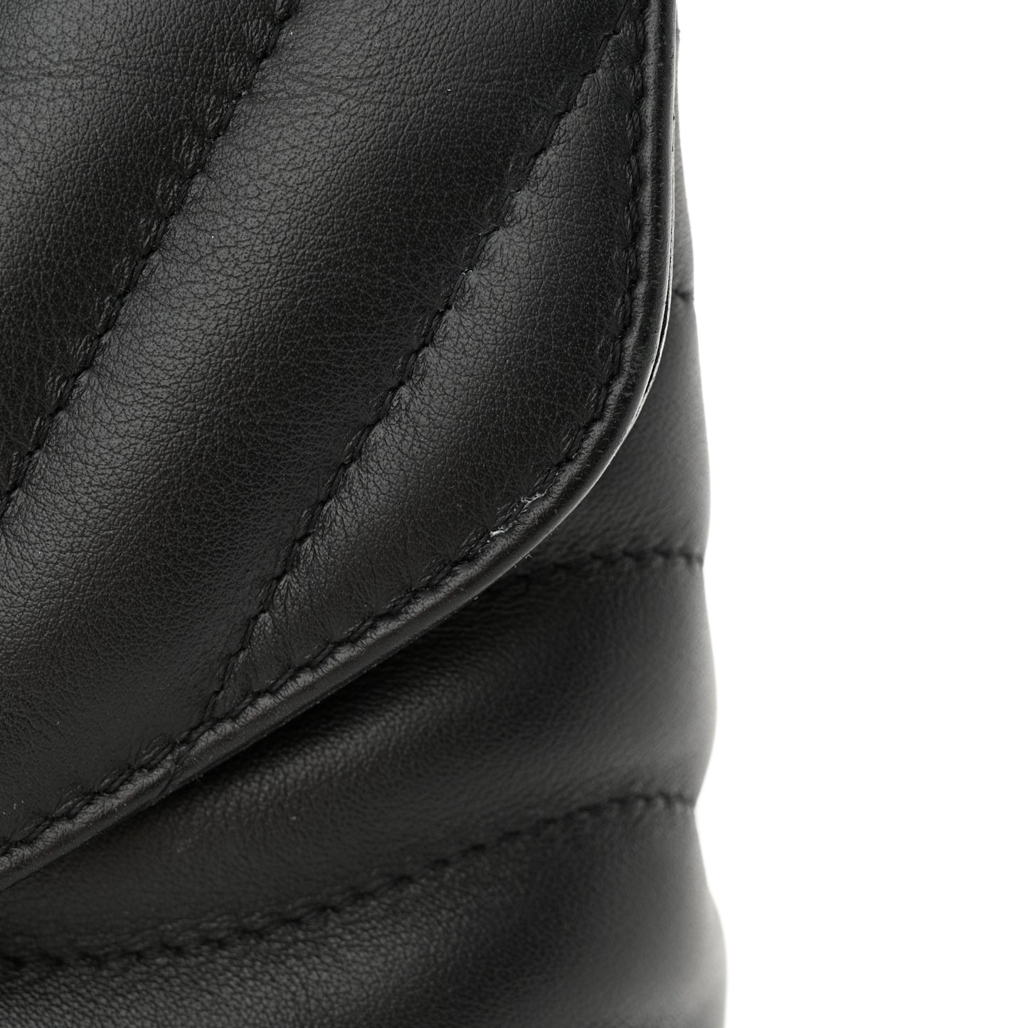 Calfskin LV New Wave Chain Bag Black