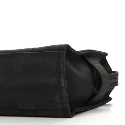 Marc Jacobs Cotton Canvas Medium The Traveler Tote Bag Black 10 of 10