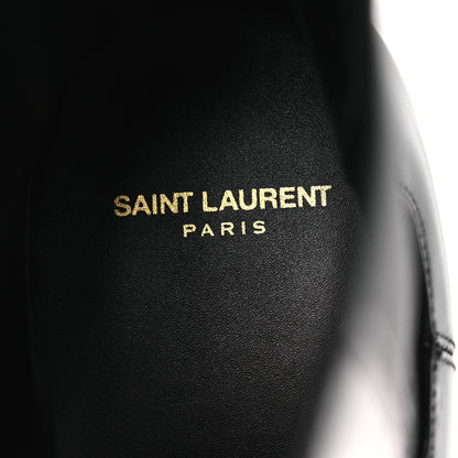 Saint Laurent Calfskin Mens Wyatt 40mm Chelsea Boots 45 Sparrow Brown 9 of 12