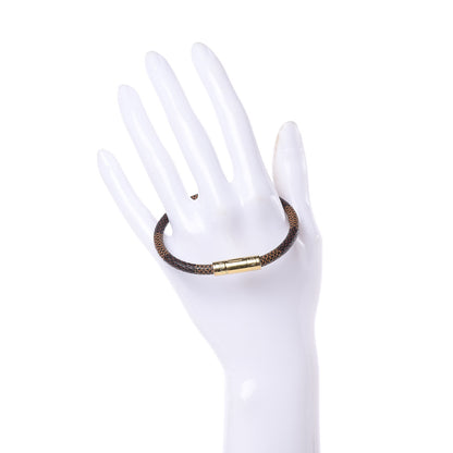 Louis Vuitton Damier Ebene Keep It Bracelet 19 2 of 5