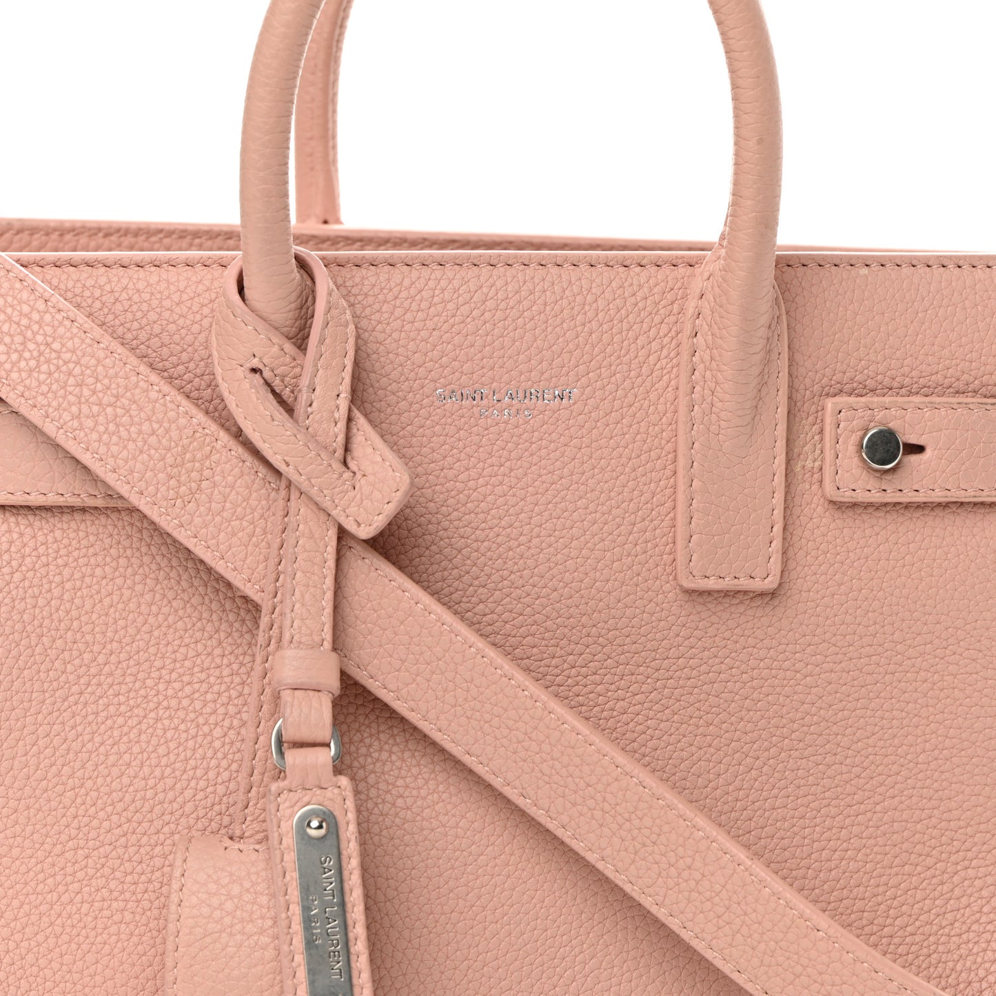 Grained Calfskin Nano Supple Sac De Jour Antique Rose