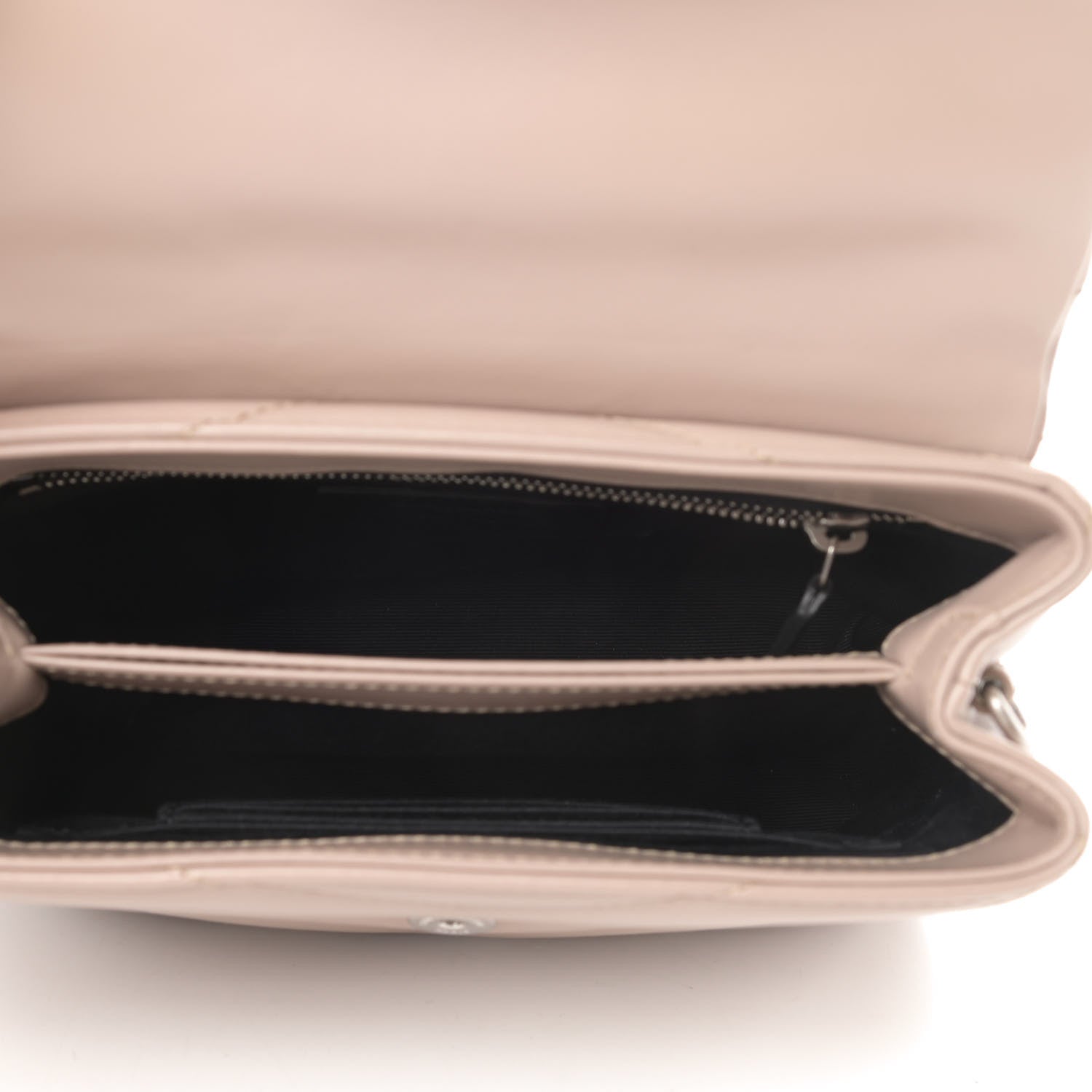 Saint Laurent Calfskin Y Quilted Monogram Toy Loulou Satchel Light Natural 5 of 11