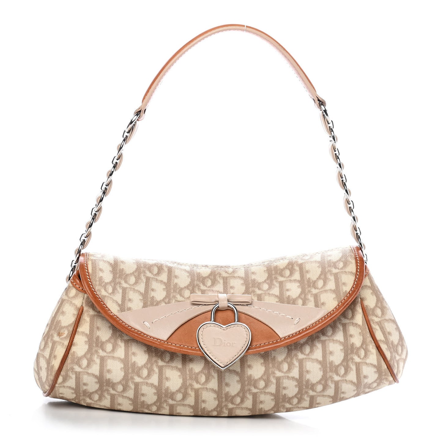 Monogram Romantique Trotter Flap Bag Beige
