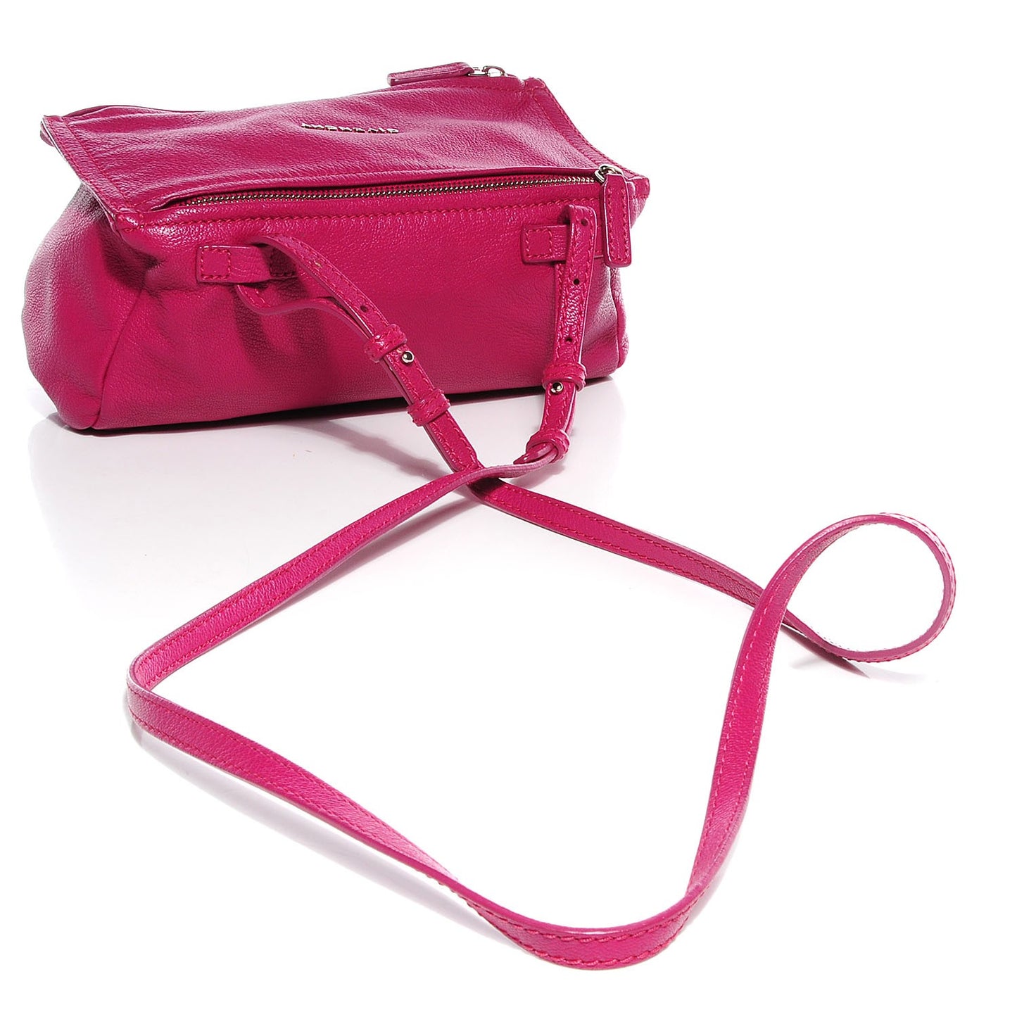 Sugar Goatskin Mini Pandora Fuchsia