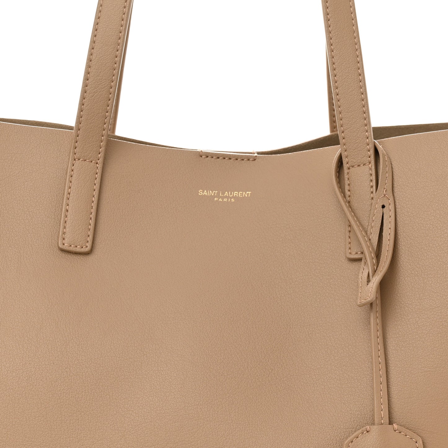 Calfskin Large Shopping Tote Toffee