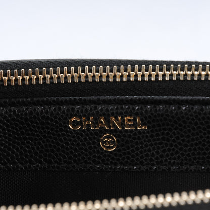 Chanel Caviar Quilted Small Boy Clutch With Chain Black 5 of 8