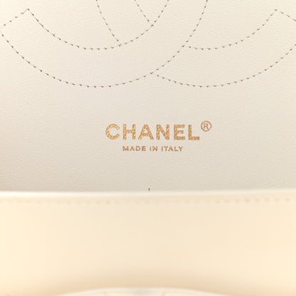 Chanel Lambskin Quilted Jumbo Double Flap White 5 of 12