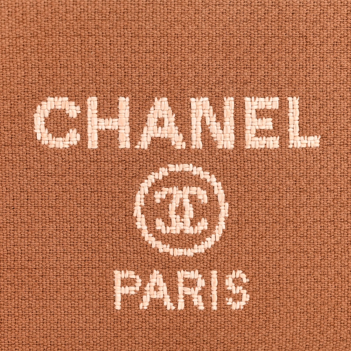 Mixed Fibers Small Deauville Pouch Beige