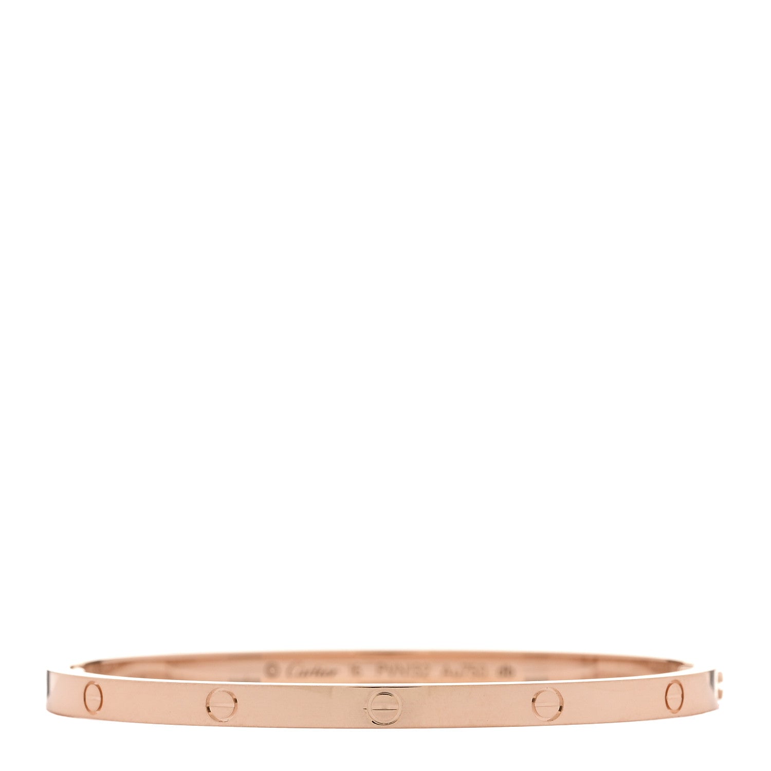 Cartier 18K Pink Gold Small LOVE Bracelet 16 1 of 9