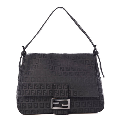 Fendi Zucchino Mama Baguette Black 1 of 6